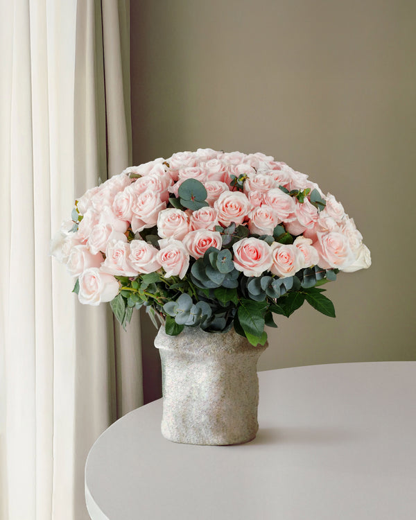 Rosenstrauß in Rosa